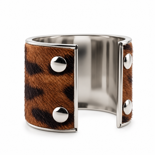 Pony Hair Bangle Cuff Bracelet