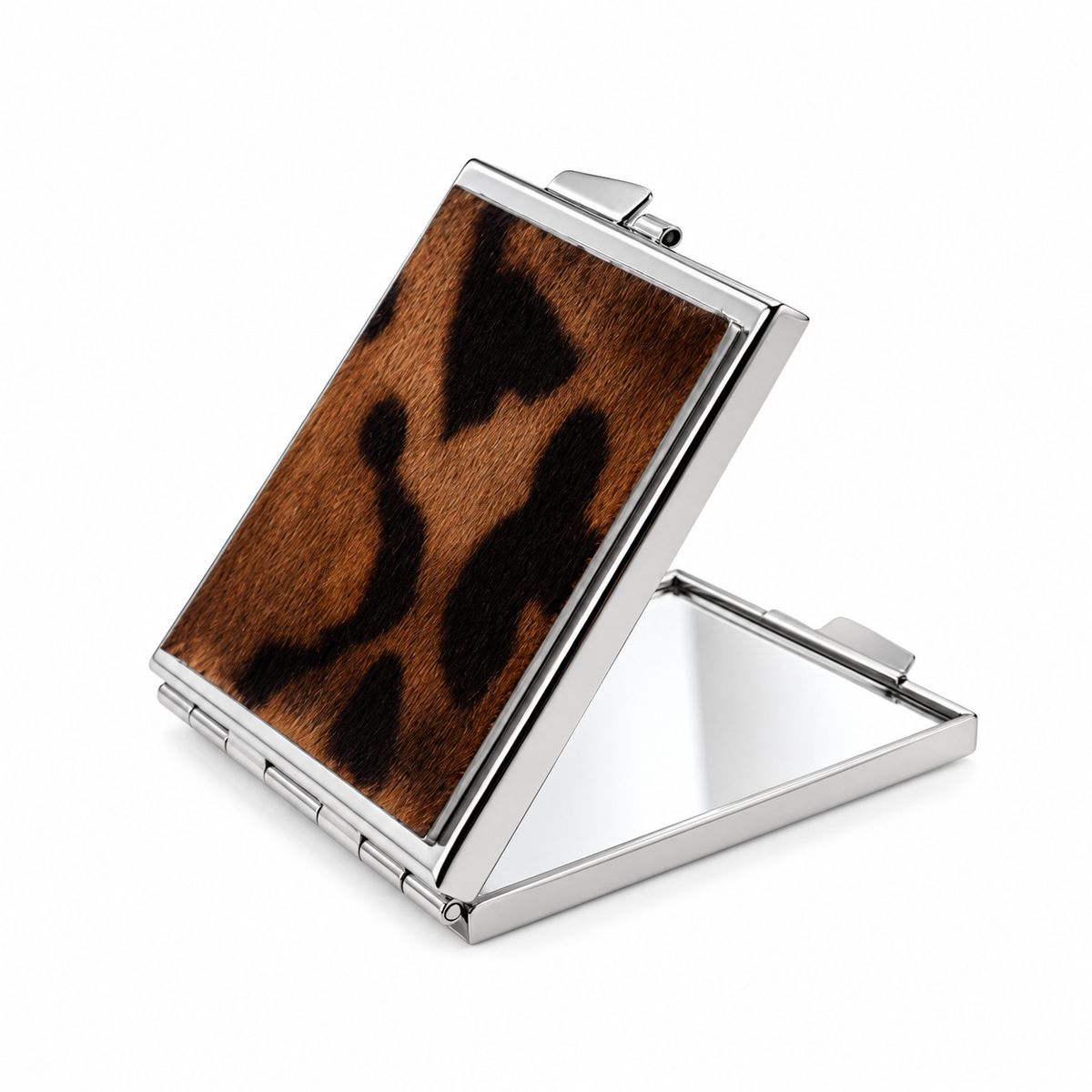 Leopard-Print Pony Hair Mirror