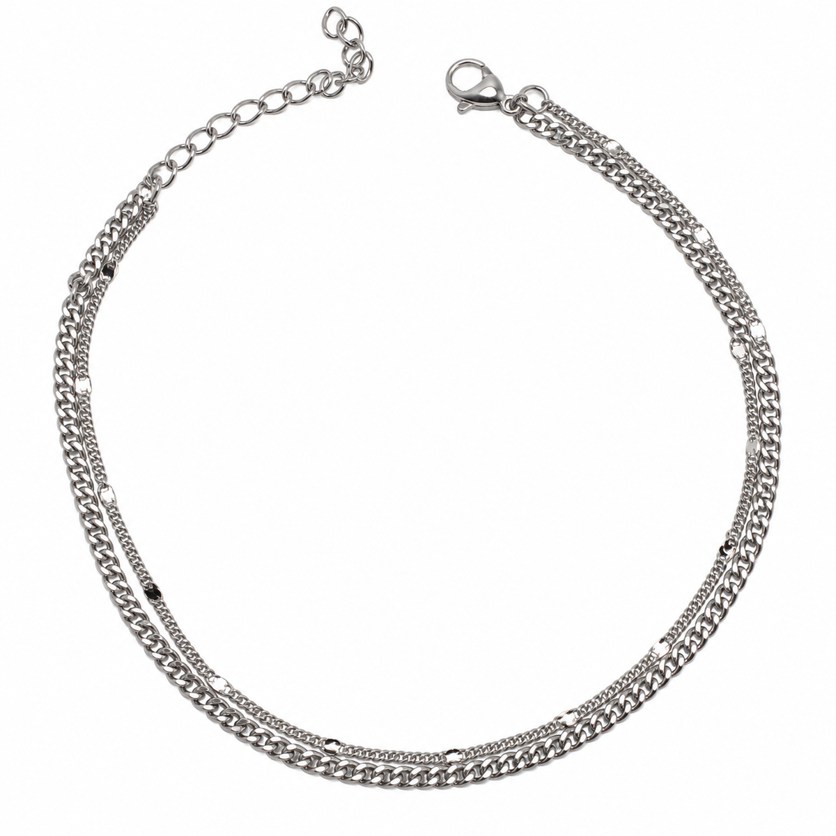 Double chain Anklet