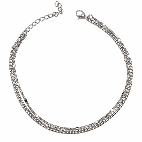 Double chain Anklet
