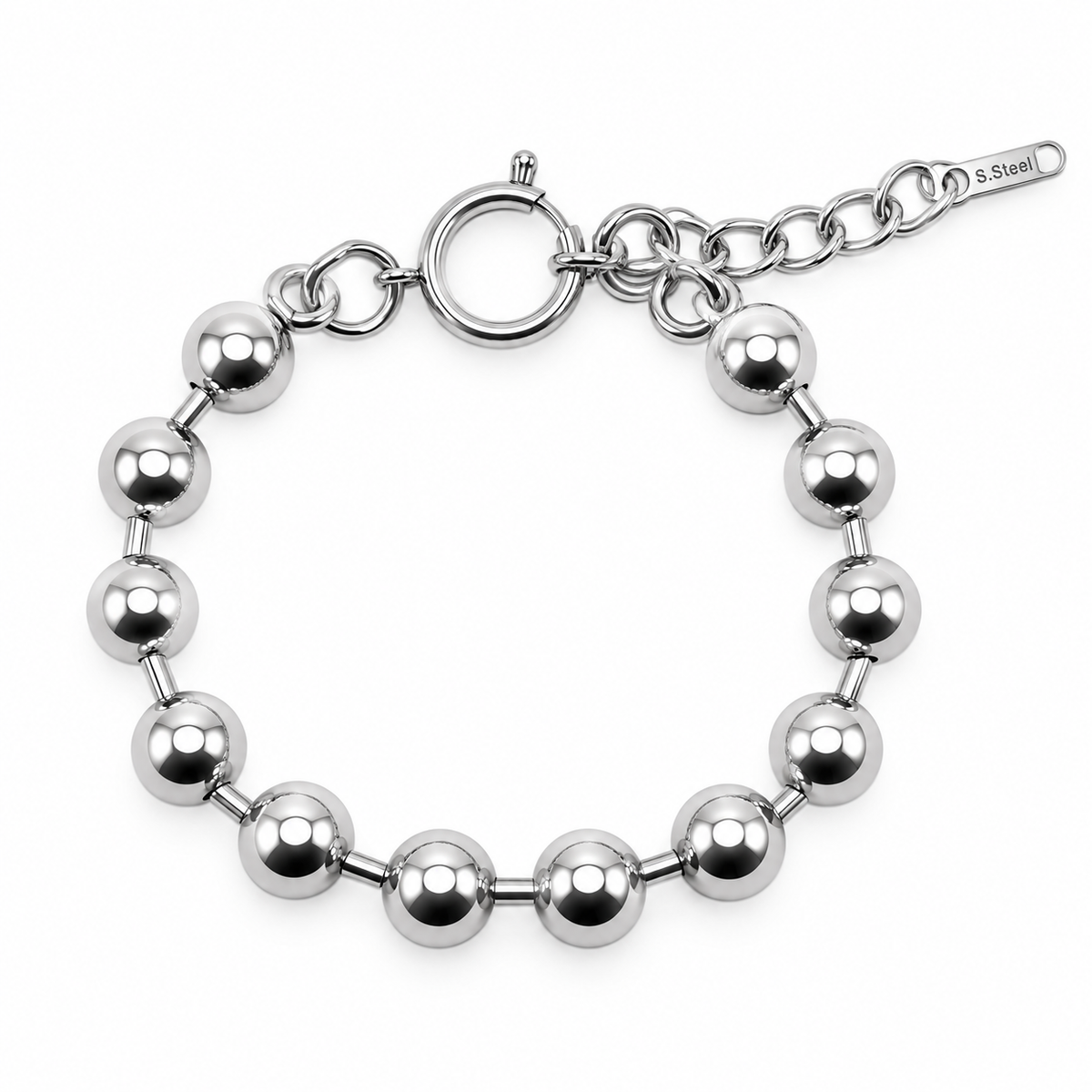 Ball Chain Bracelet - Silver
