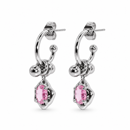 Lana Hoops - Pink