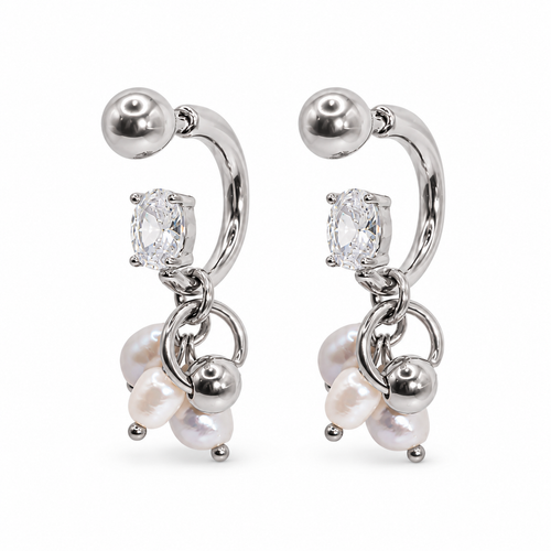 Freshwater Pearl Hoops