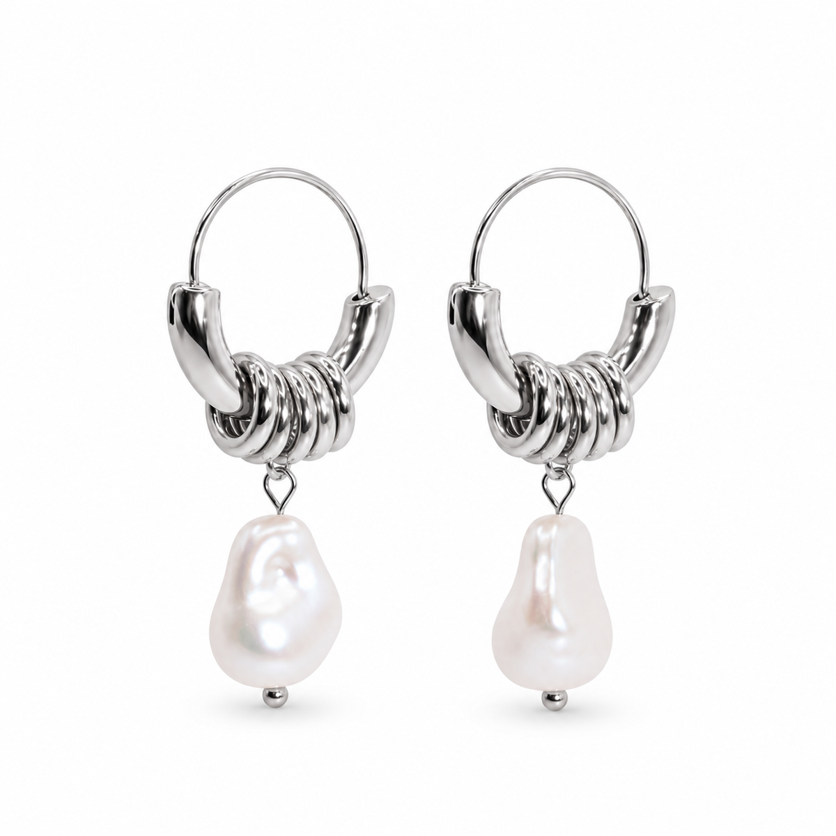Pearl Hoops