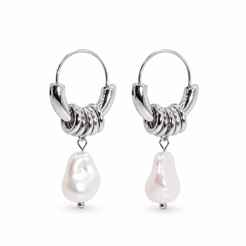 Pearl Hoops