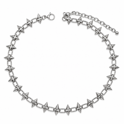 Spike Steel Necklace
