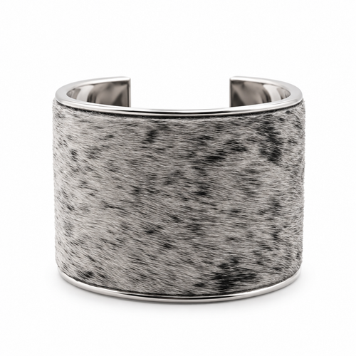 Cowhide Bangle Cuff Bracelet