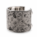 Cowhide Bangle Cuff Bracelet