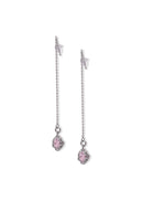 Threader Earrings - Pink